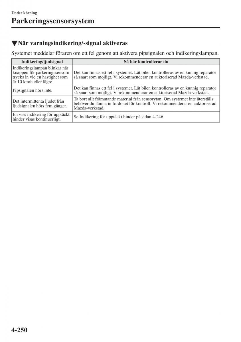 Mazda 6 III instruktionsbok / page 408