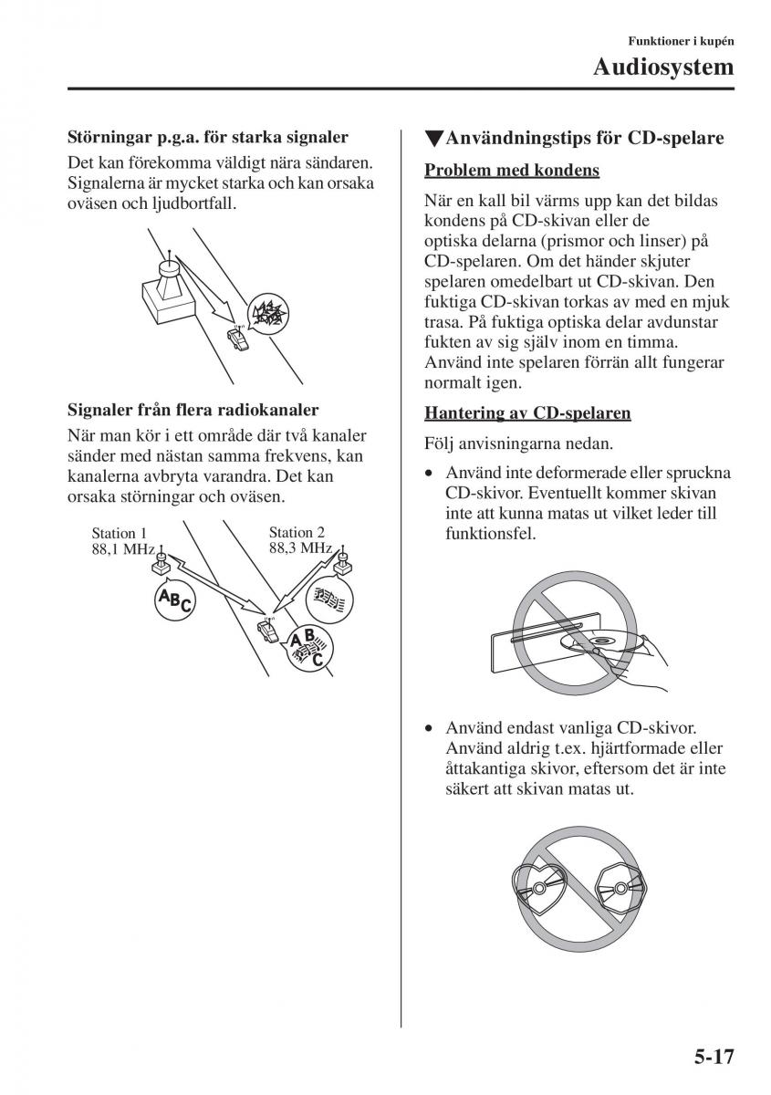 Mazda 6 III instruktionsbok / page 425