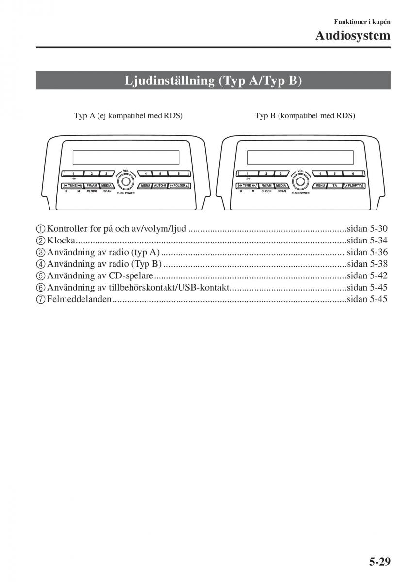 Mazda 6 III instruktionsbok / page 437