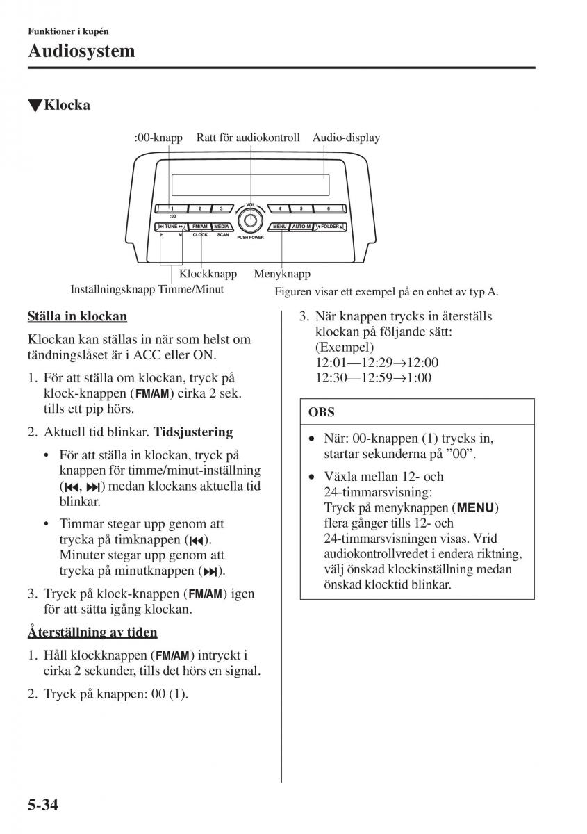 Mazda 6 III instruktionsbok / page 442