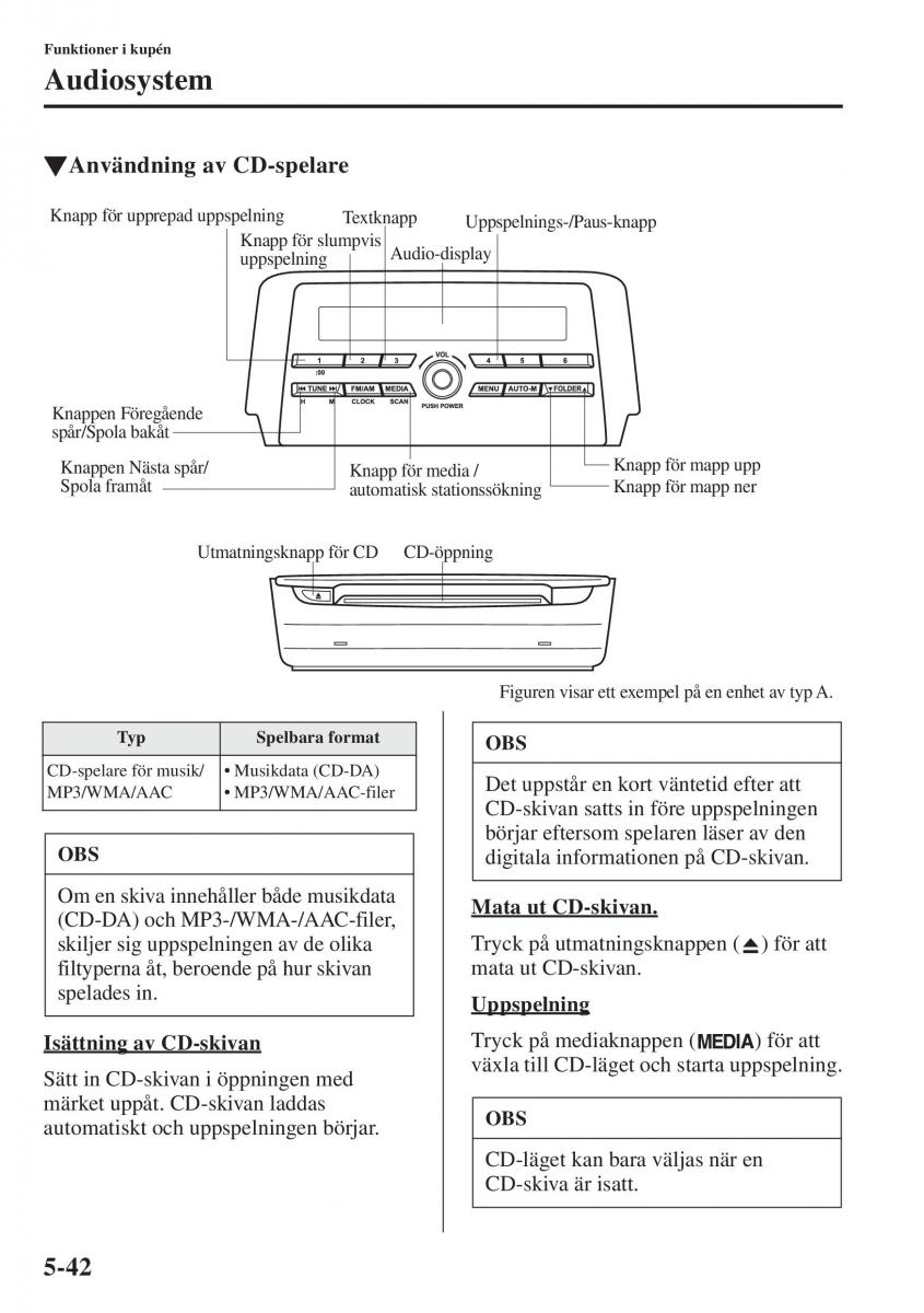 Mazda 6 III instruktionsbok / page 450