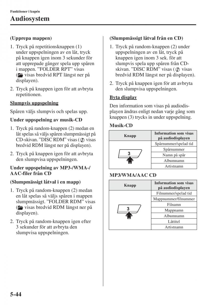 Mazda 6 III instruktionsbok / page 452