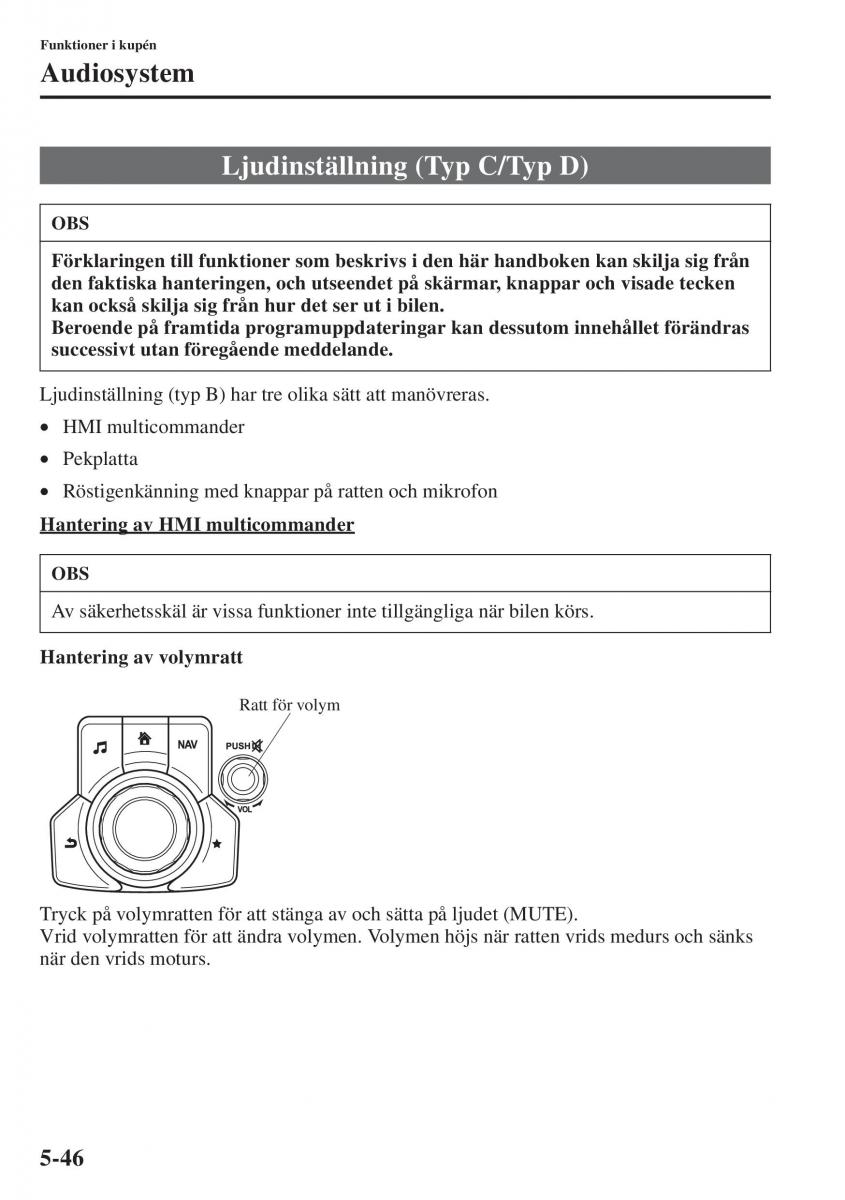 Mazda 6 III instruktionsbok / page 454