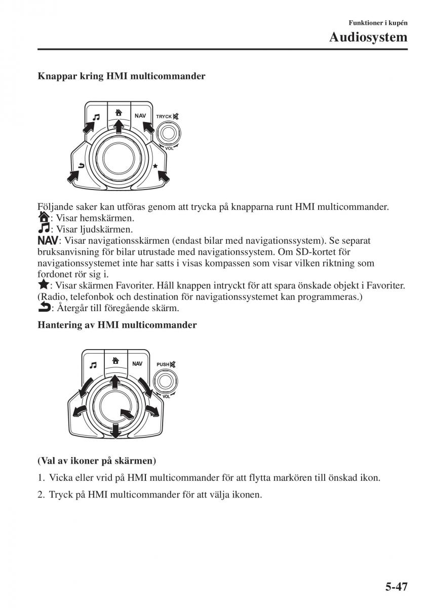 Mazda 6 III instruktionsbok / page 455