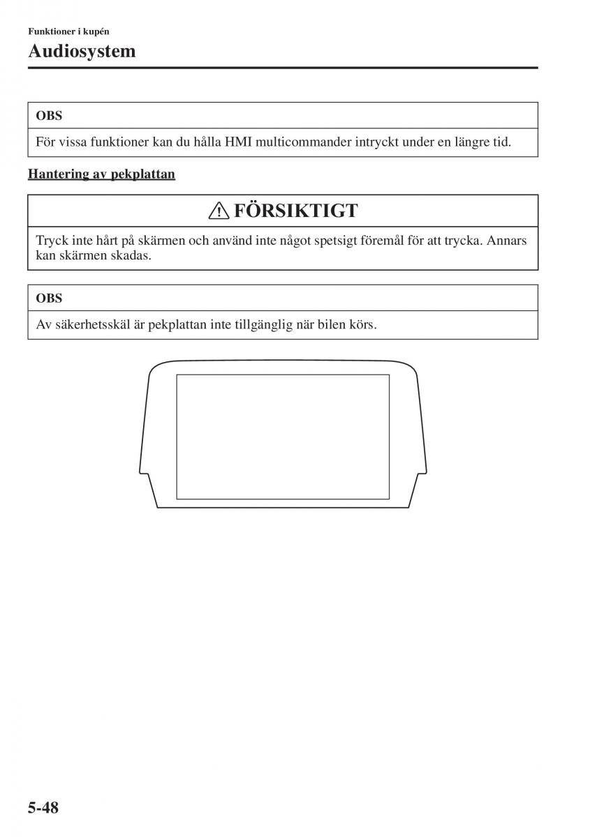 Mazda 6 III instruktionsbok / page 456