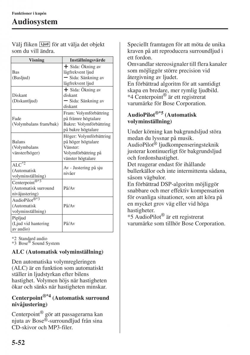 Mazda 6 III instruktionsbok / page 460