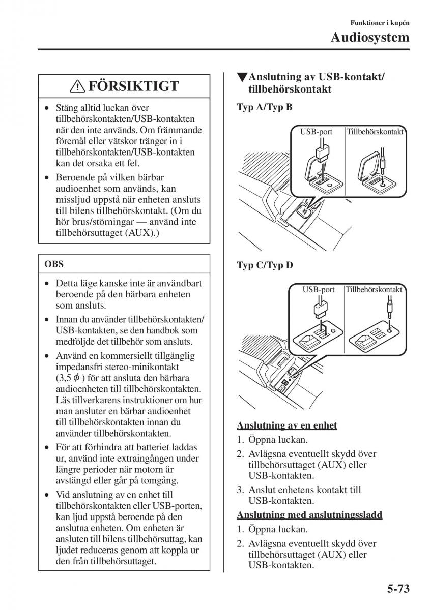 Mazda 6 III instruktionsbok / page 481