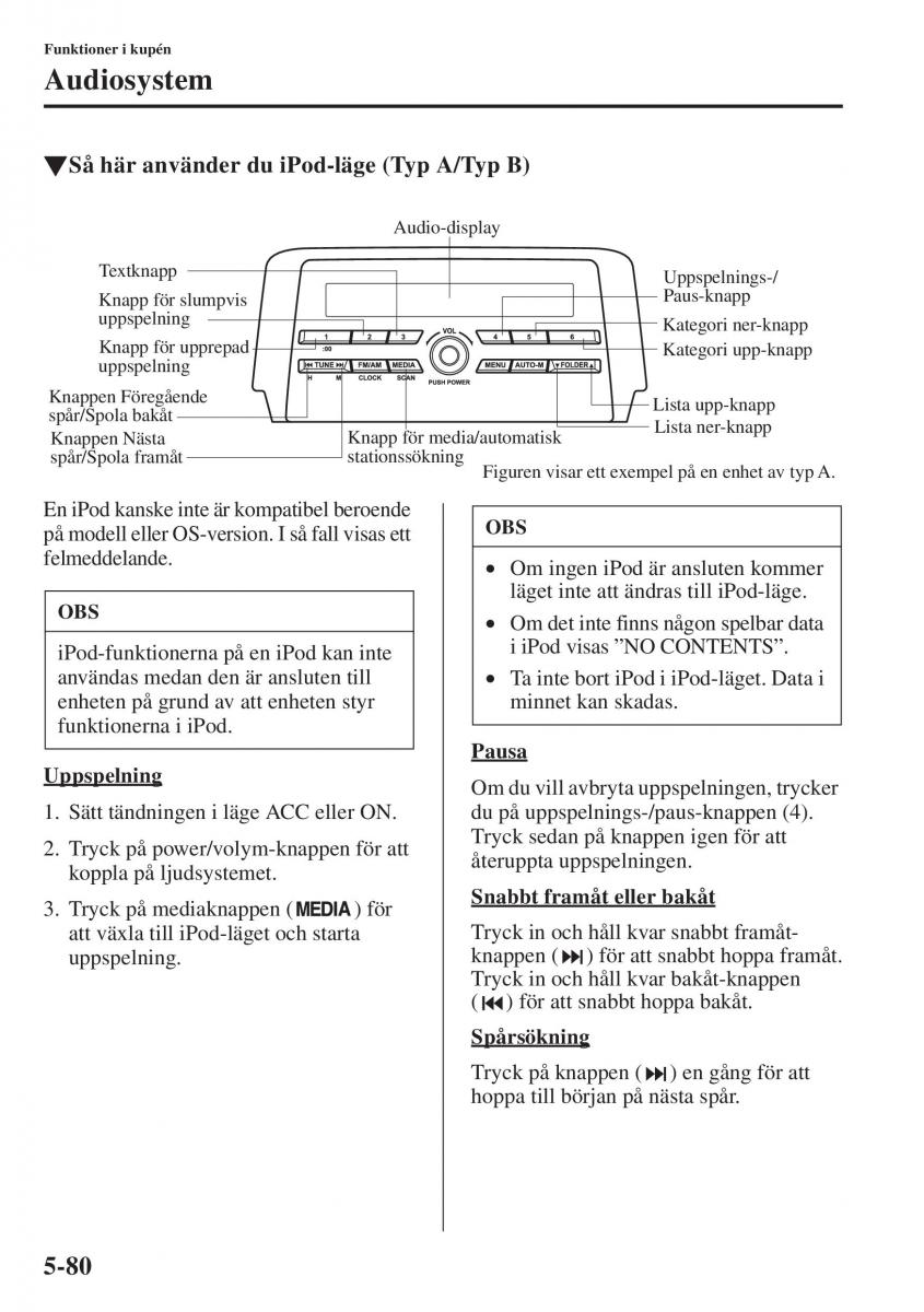 Mazda 6 III instruktionsbok / page 488