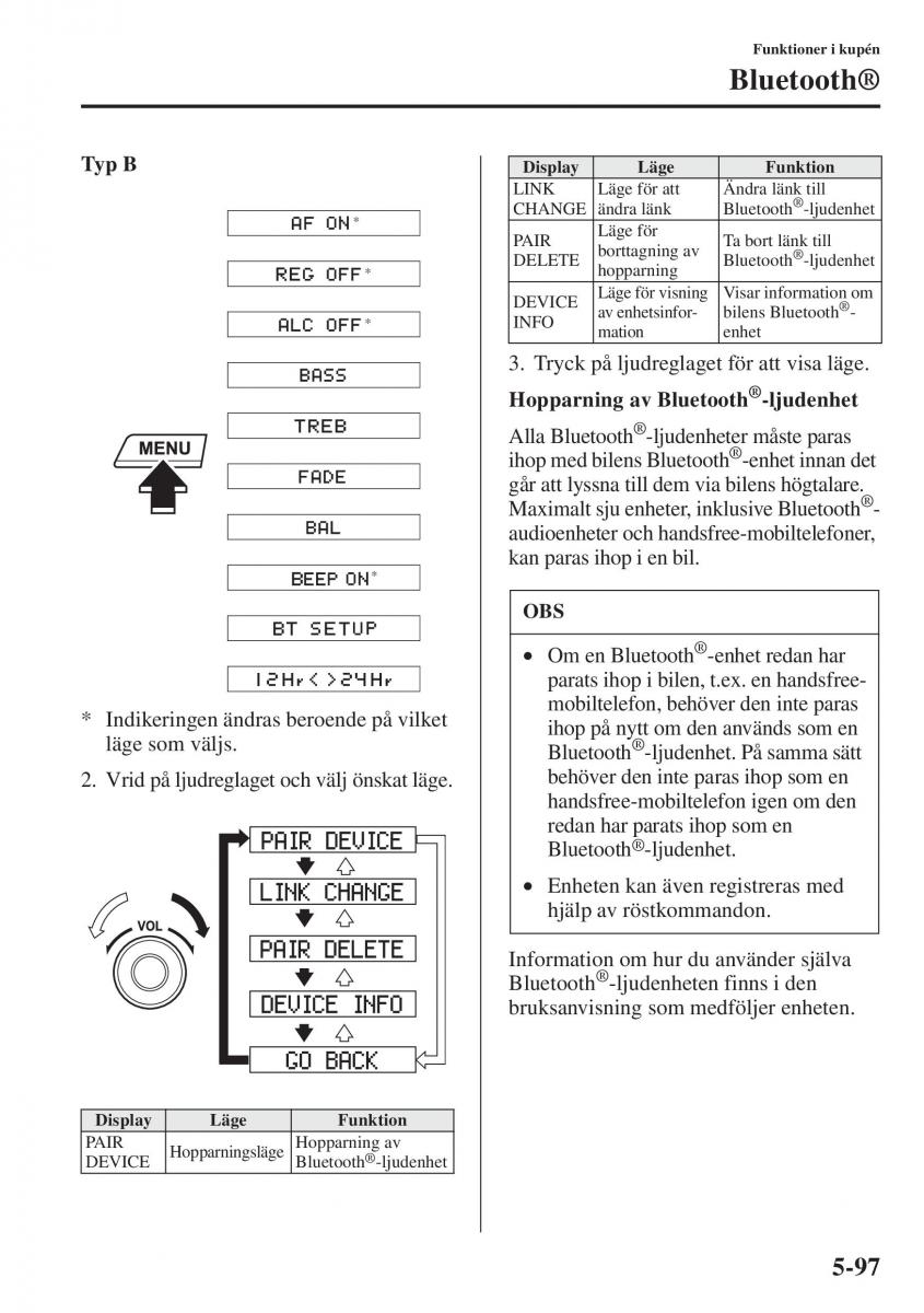 Mazda 6 III instruktionsbok / page 505