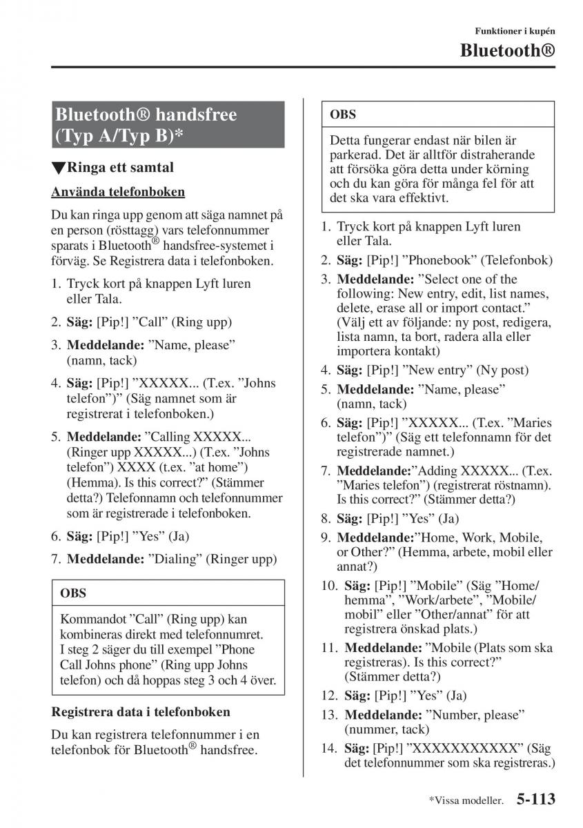 Mazda 6 III instruktionsbok / page 521