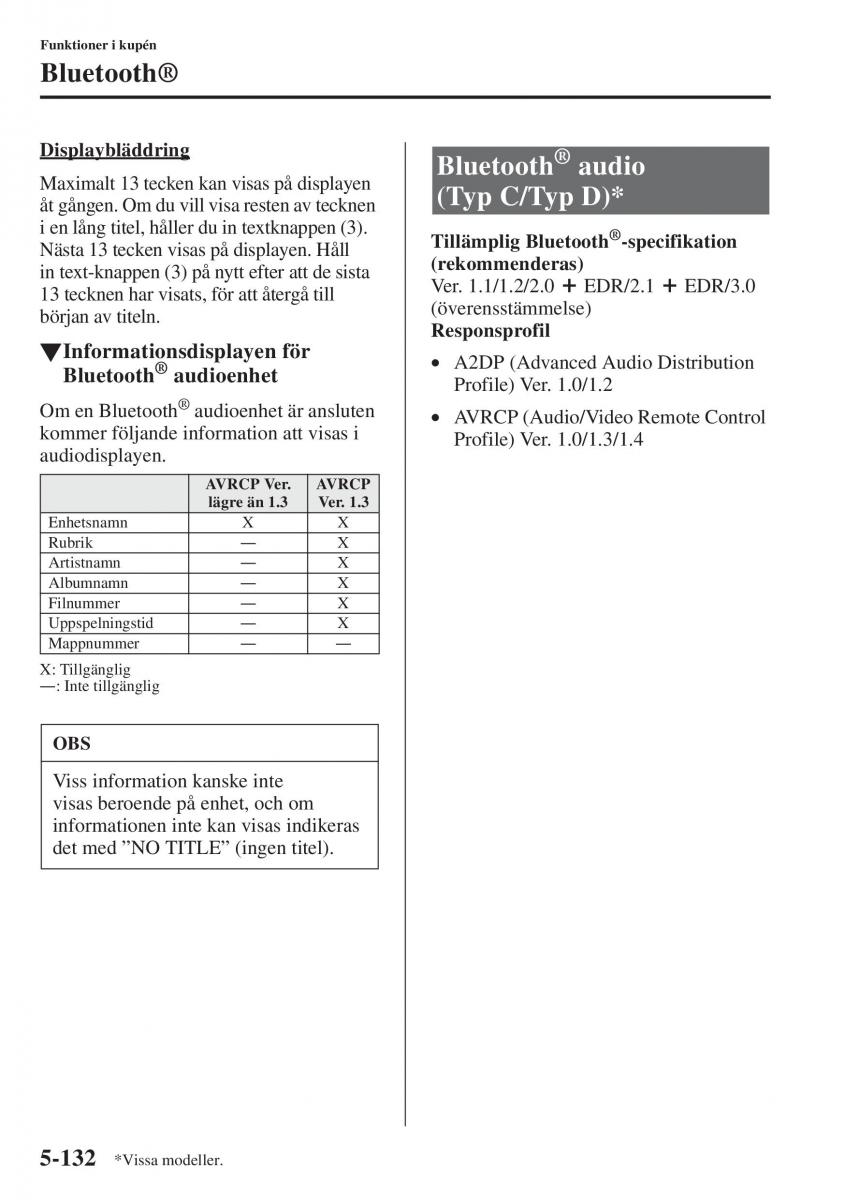 Mazda 6 III instruktionsbok / page 540