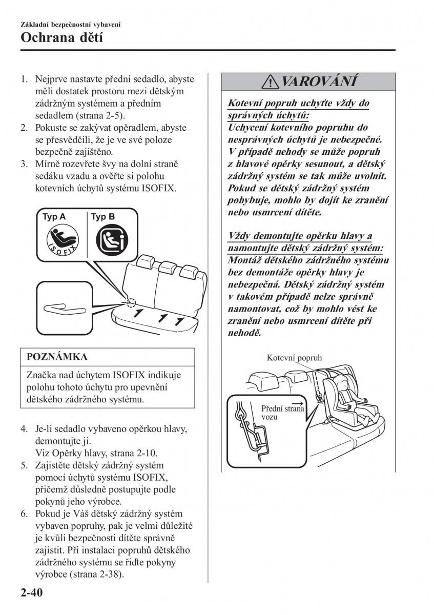 Mazda CX 3 navod k obsludze / page 60