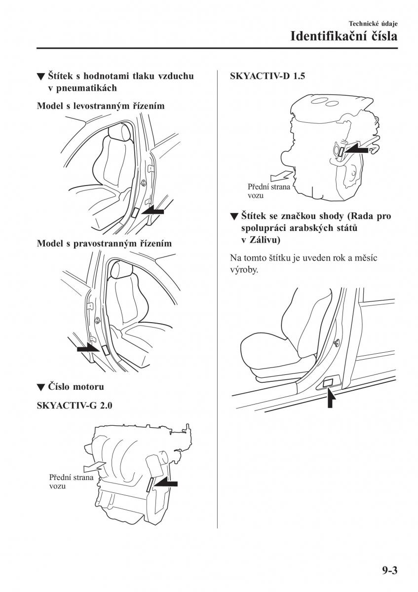 Mazda CX 3 navod k obsludze / page 647