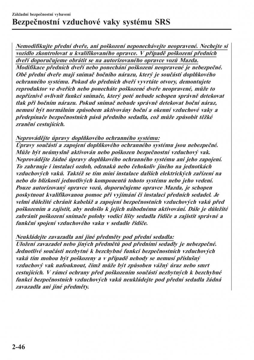 Mazda CX 3 navod k obsludze / page 66