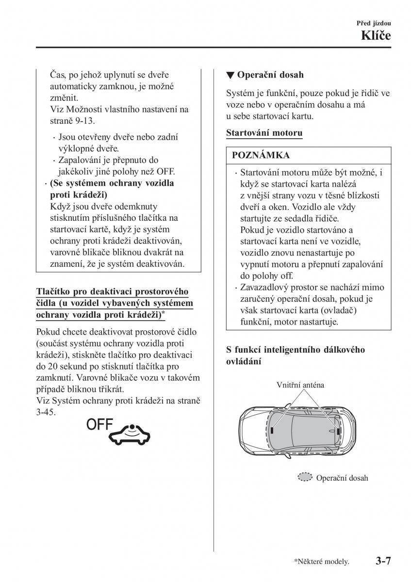 Mazda CX 3 navod k obsludze / page 87