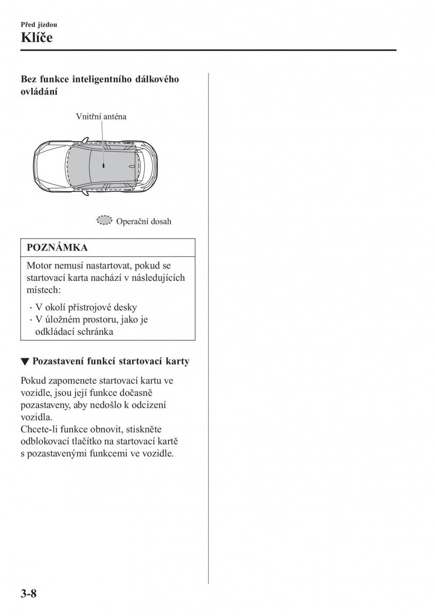 Mazda CX 3 navod k obsludze / page 88