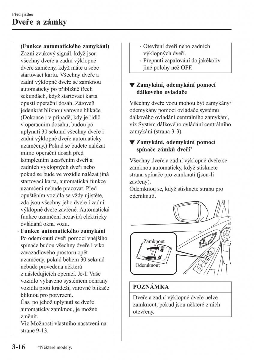 Mazda CX 3 navod k obsludze / page 96