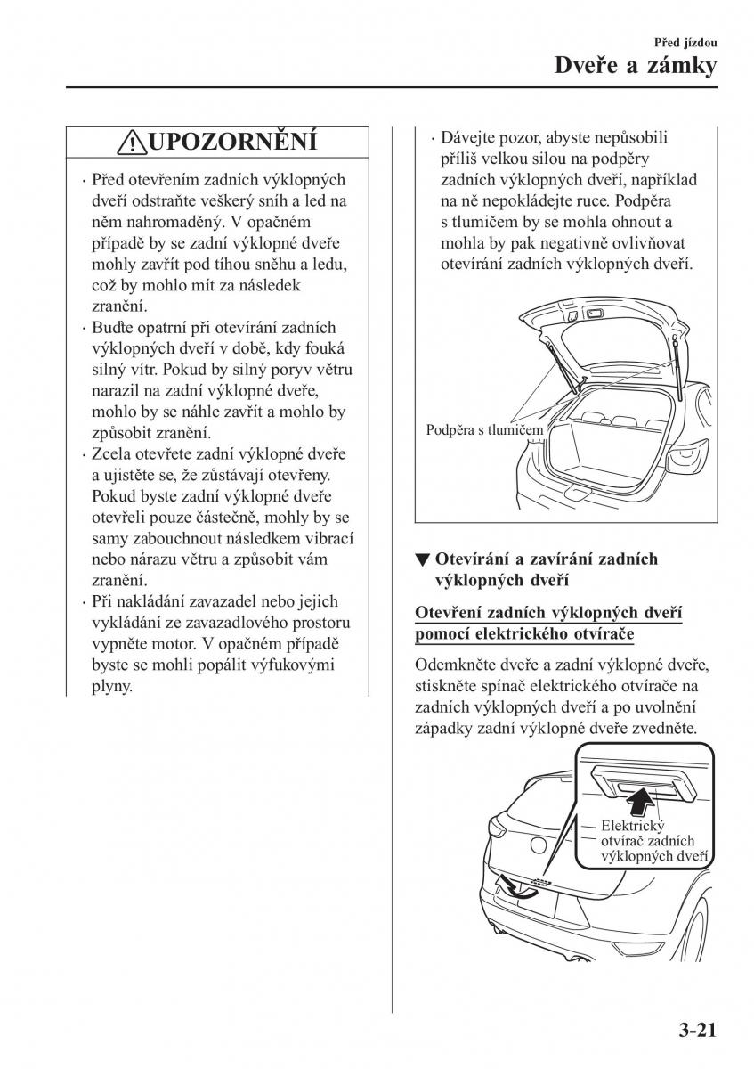 Mazda CX 3 navod k obsludze / page 101