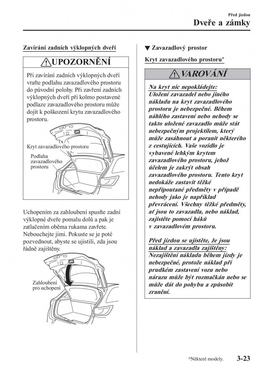 Mazda CX 3 navod k obsludze / page 103