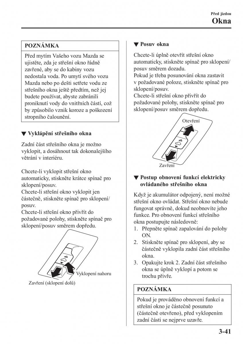 Mazda CX 3 navod k obsludze / page 121