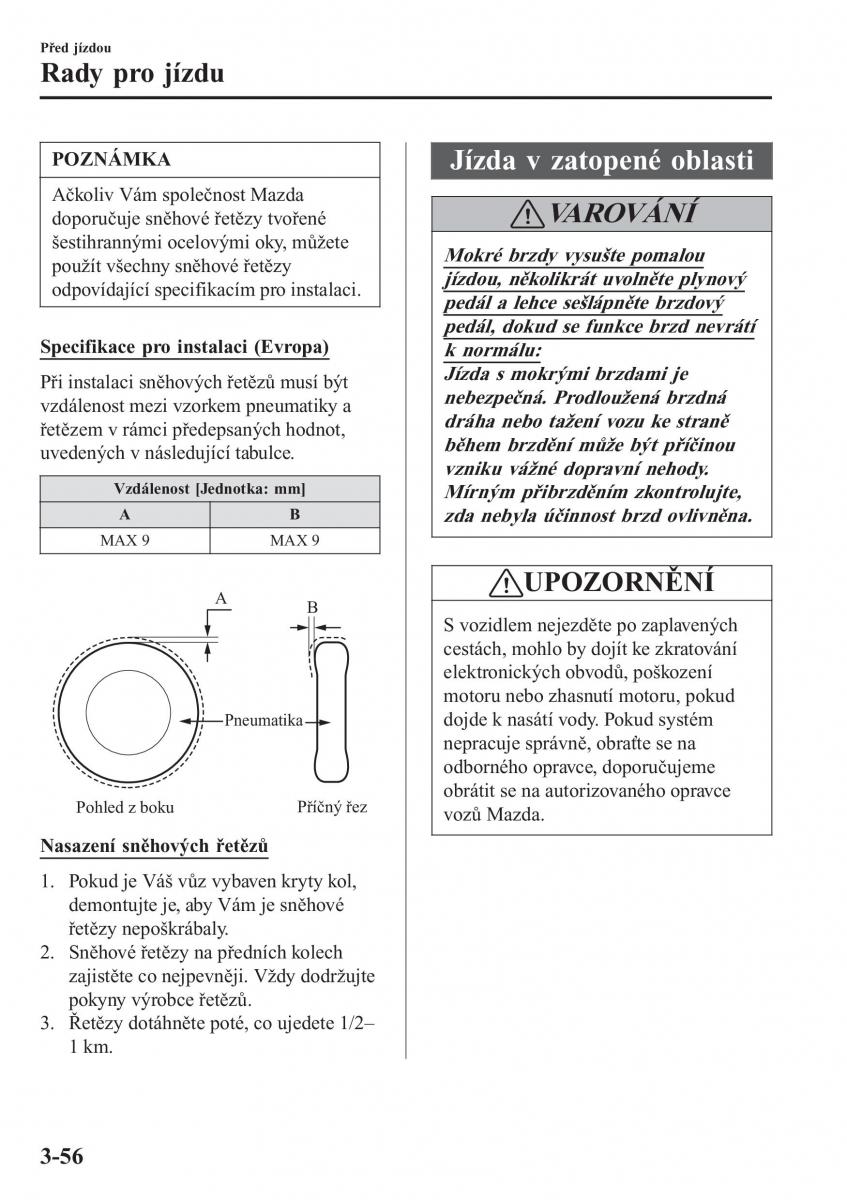 Mazda CX 3 navod k obsludze / page 136