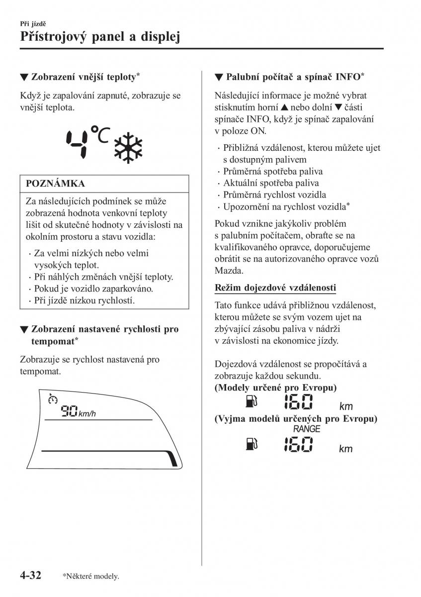 Mazda CX 3 navod k obsludze / page 178