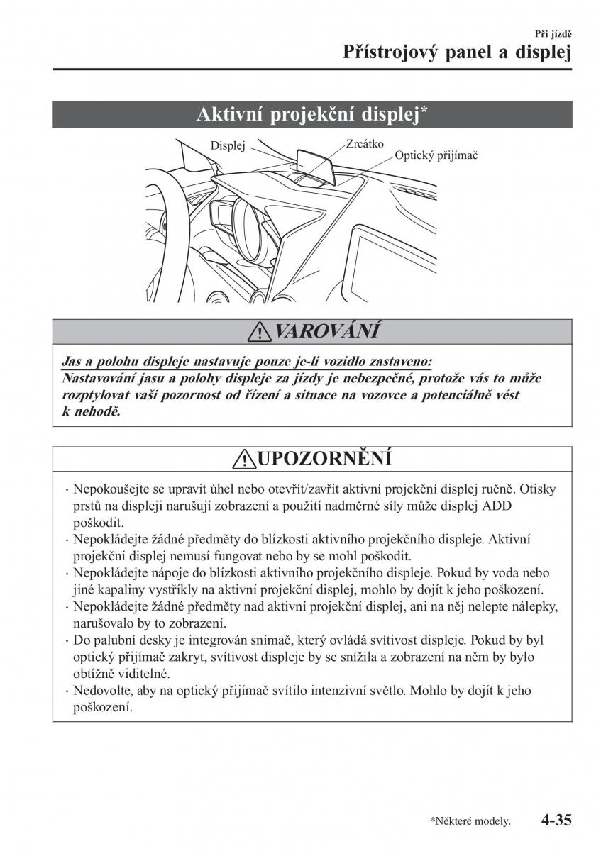 Mazda CX 3 navod k obsludze / page 181