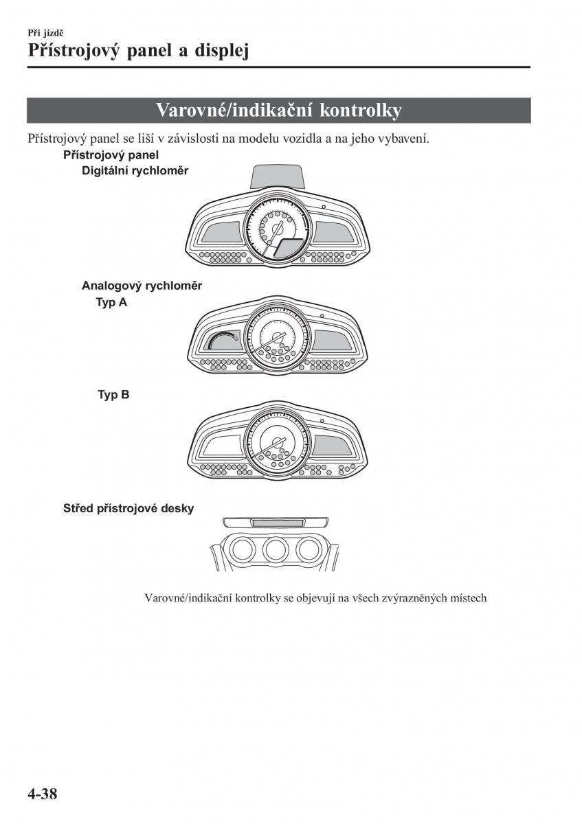 Mazda CX 3 navod k obsludze / page 184