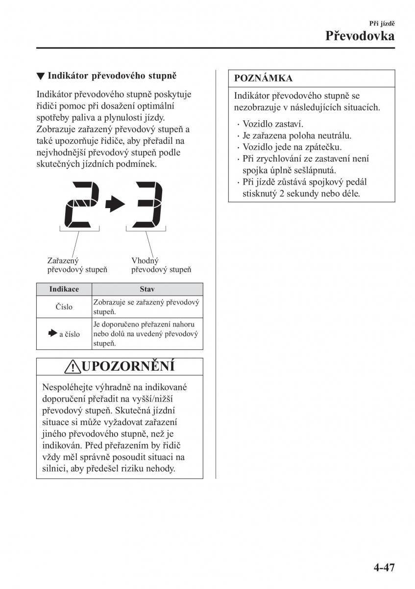 Mazda CX 3 navod k obsludze / page 193