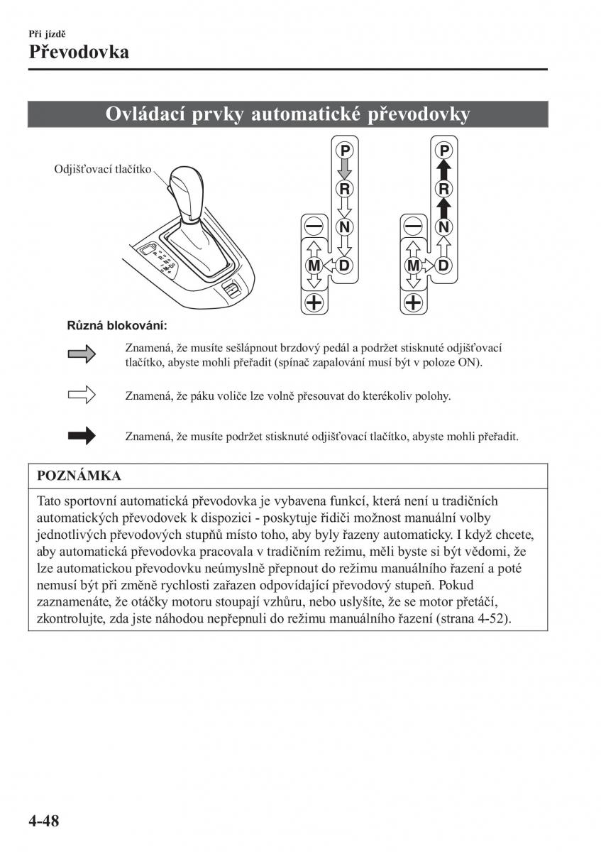 Mazda CX 3 navod k obsludze / page 194