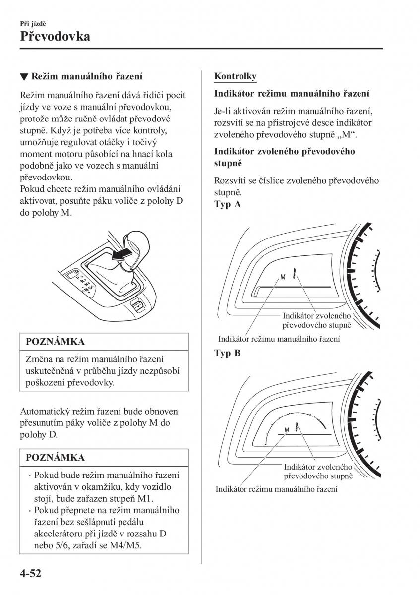 Mazda CX 3 navod k obsludze / page 198