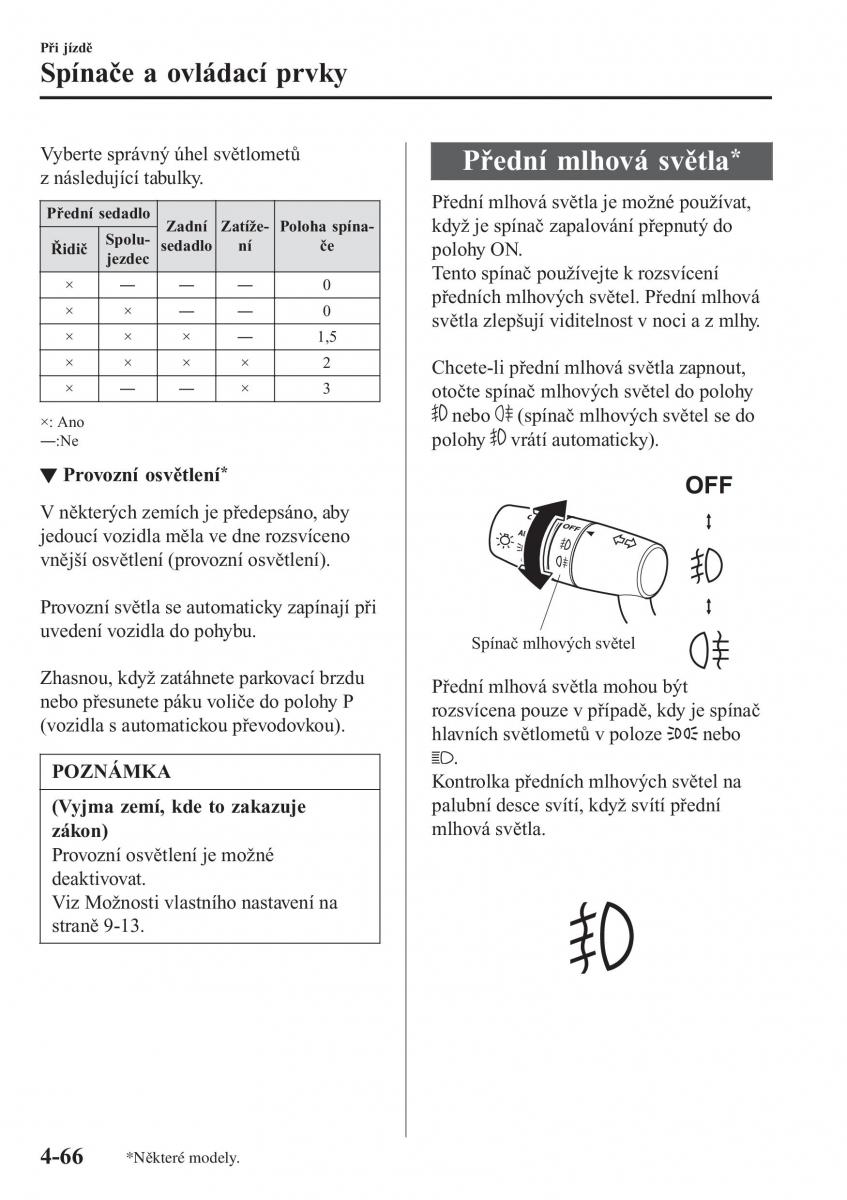 Mazda CX 3 navod k obsludze / page 212