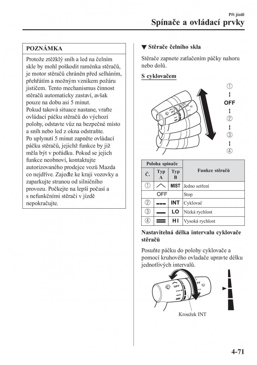 Mazda CX 3 navod k obsludze / page 217