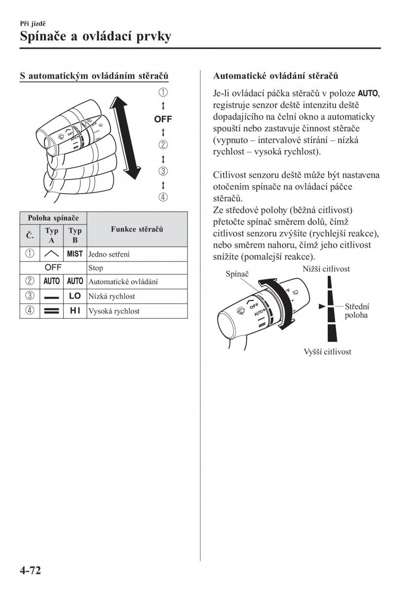 Mazda CX 3 navod k obsludze / page 218