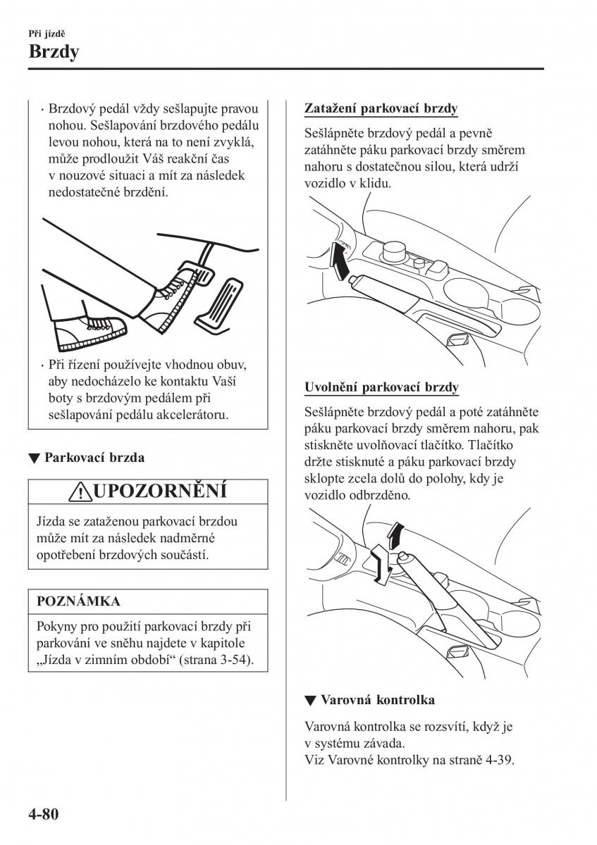 Mazda CX 3 navod k obsludze / page 226