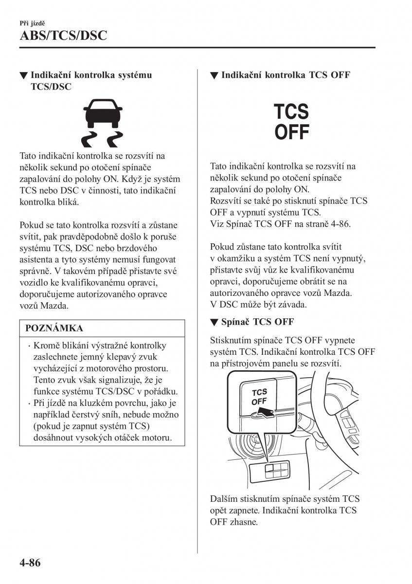 Mazda CX 3 navod k obsludze / page 232