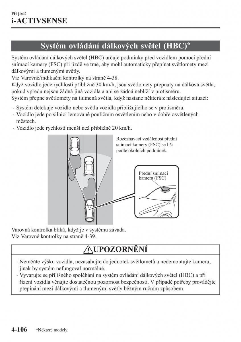 Mazda CX 3 navod k obsludze / page 252