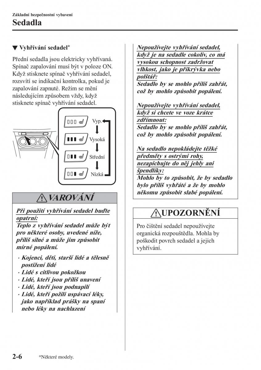 Mazda CX 3 navod k obsludze / page 26