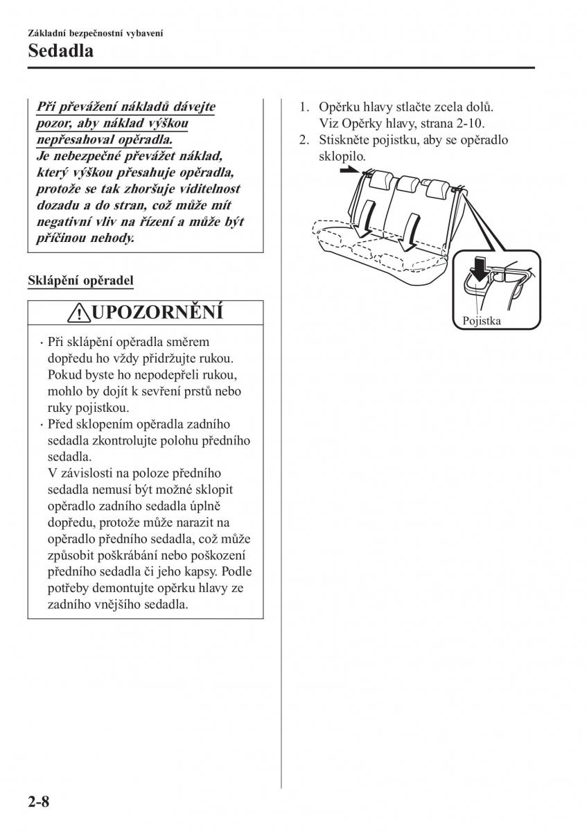 Mazda CX 3 navod k obsludze / page 28