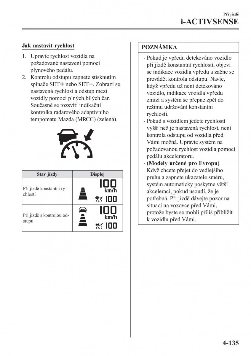 Mazda CX 3 navod k obsludze / page 281