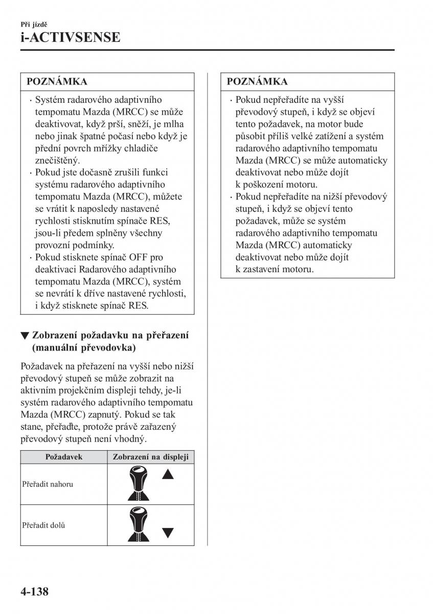 Mazda CX 3 navod k obsludze / page 284