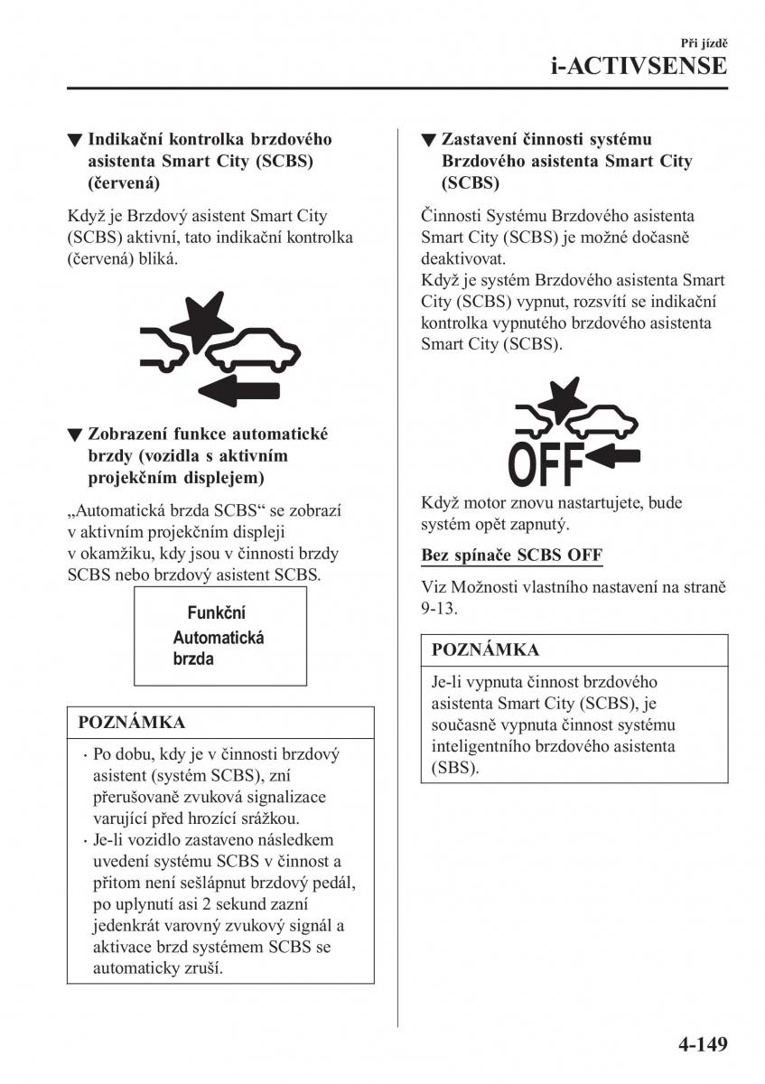 Mazda CX 3 navod k obsludze / page 295