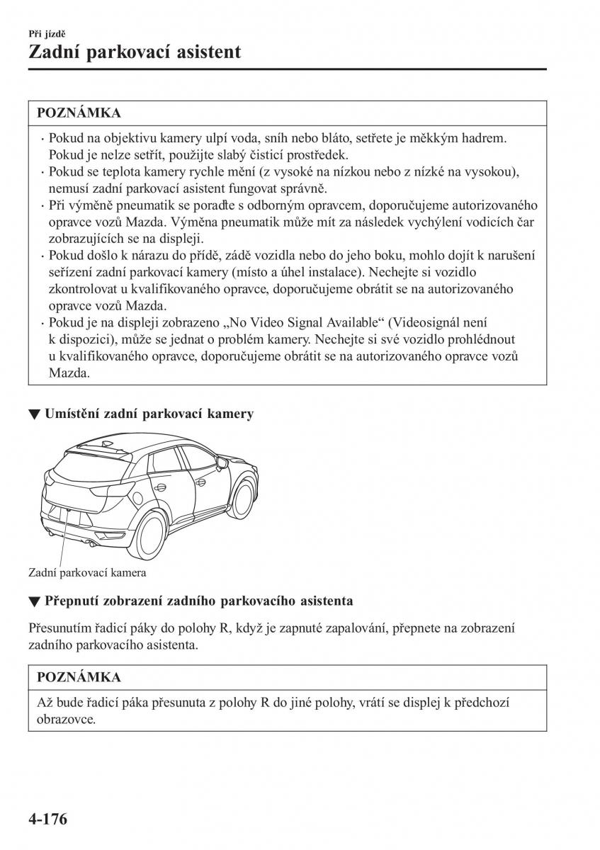 Mazda CX 3 navod k obsludze / page 322