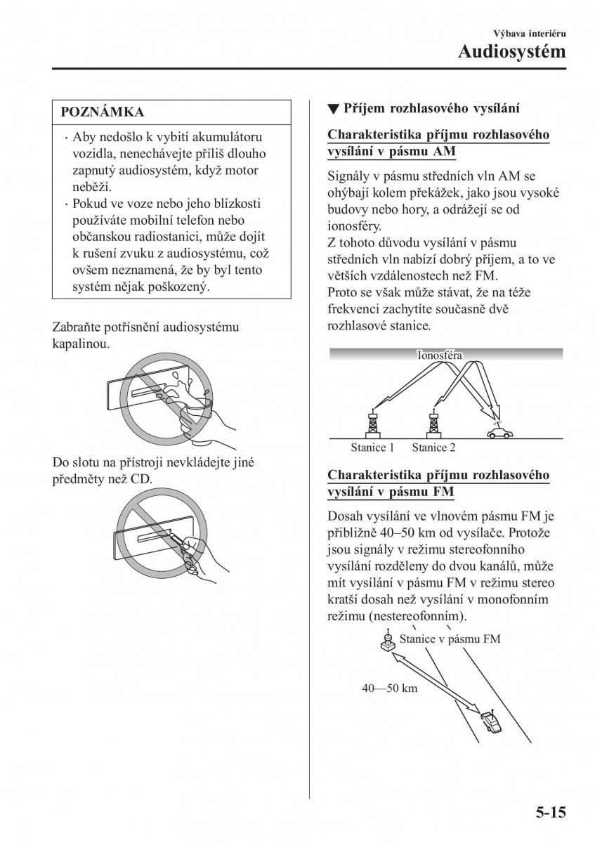 Mazda CX 3 navod k obsludze / page 349