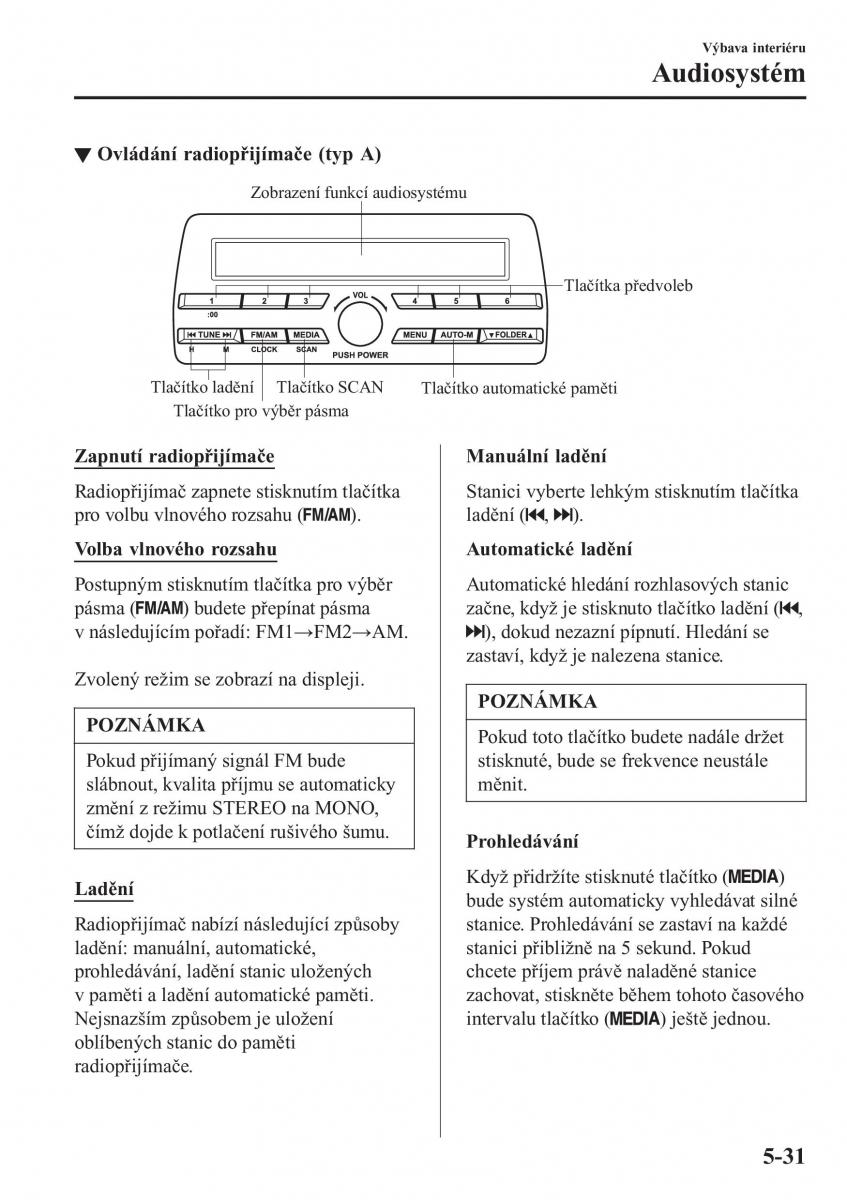 Mazda CX 3 navod k obsludze / page 365