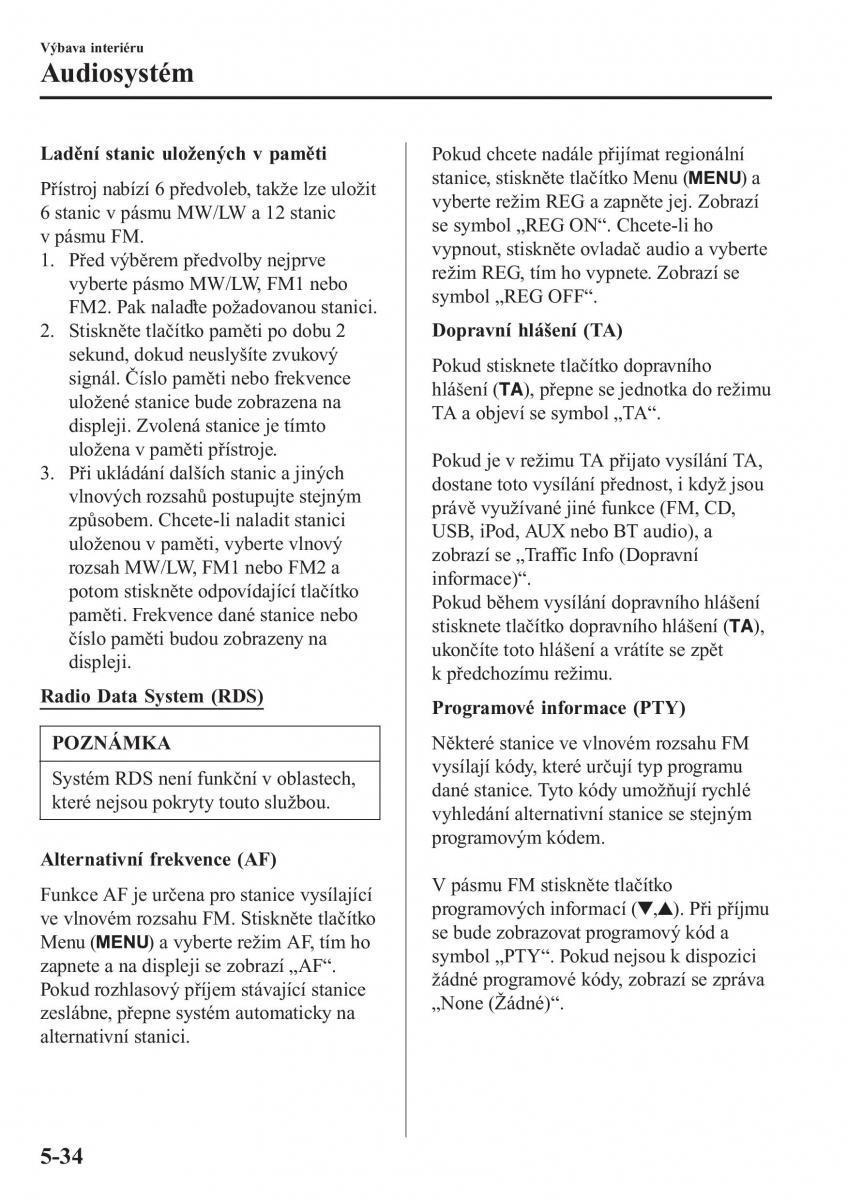 Mazda CX 3 navod k obsludze / page 368