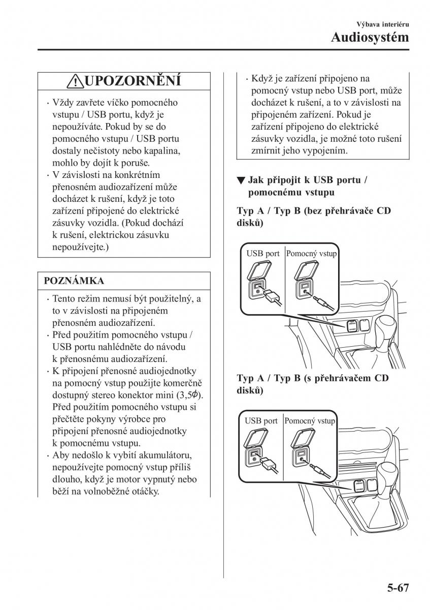 Mazda CX 3 navod k obsludze / page 401