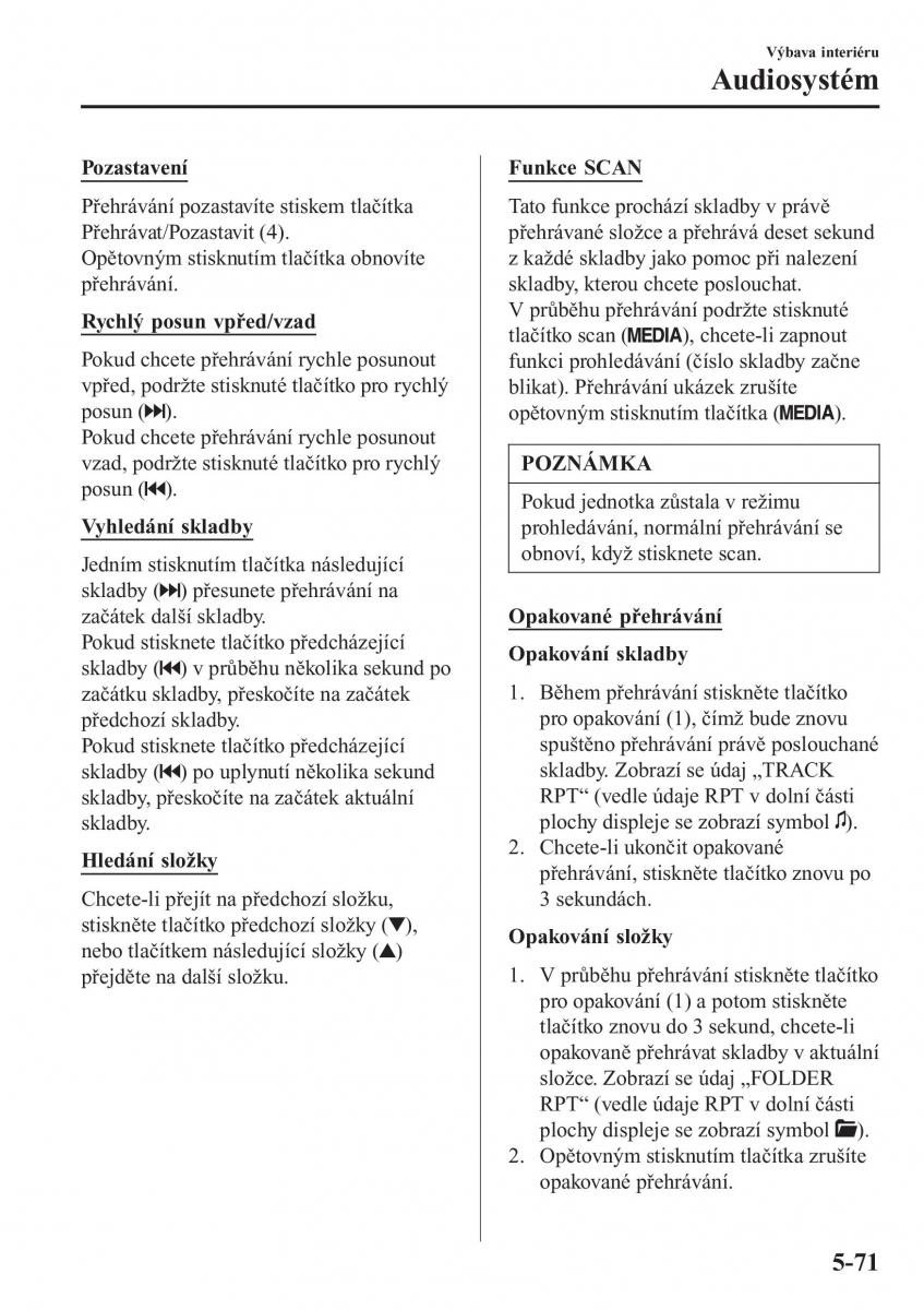 Mazda CX 3 navod k obsludze / page 405