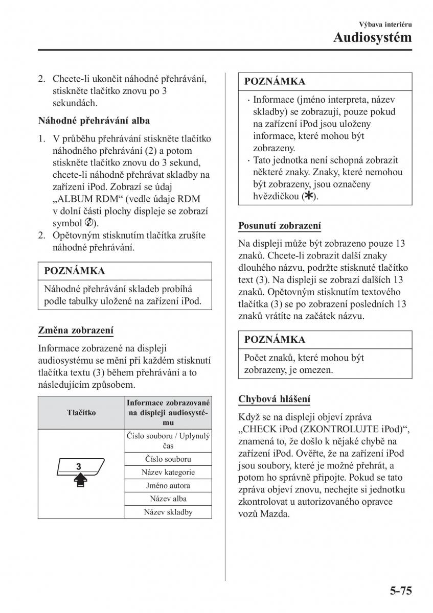 Mazda CX 3 navod k obsludze / page 409