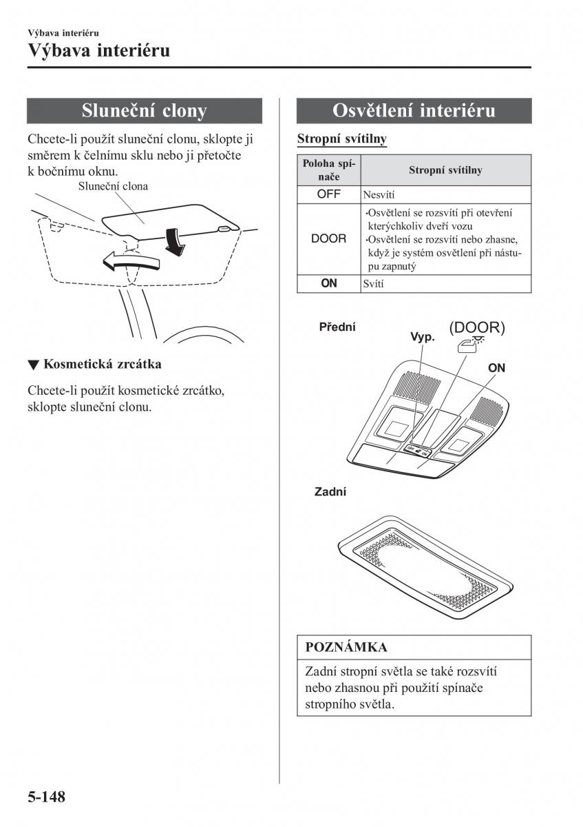 Mazda CX 3 navod k obsludze / page 482